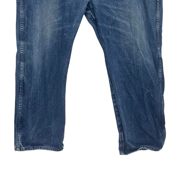 Wrangler Flame Resistant Relaxed Fit Jeans FR Mens 46 x 32 Blue Workwear - Picture 9 of 10